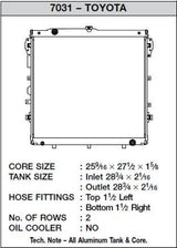 CSF 07-19 Toyota Tundra 5.7L Radiator CSF Radiators  AXOPROS
