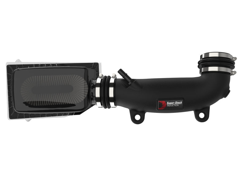 aFe Super Stock Induction System Pro Dry S Media Jeep 18-21 Wrangler JL / 20-21 Gladiator JT V6-3.6L aFe Cold Air Intakes  AXOPROS
