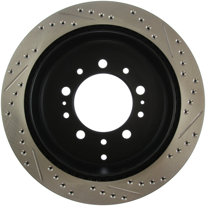 StopTech Slotted & Drilled Sport Brake Rotor Stoptech Brake Rotors - Slot & Drilled  AXOPROS