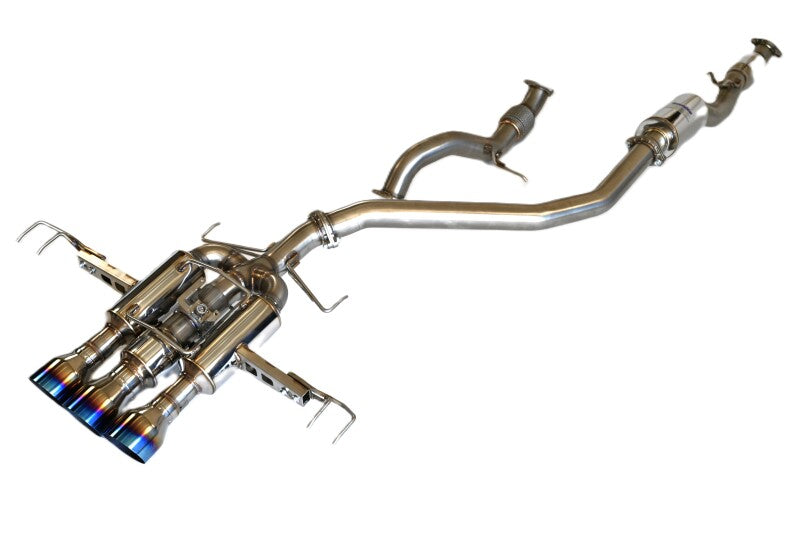 Invidia 22+ HONDA CIVIC TYPE-R FL5 R400 SINGLE LAYER TI TIP FULL CAT-BACK (NON POLISH PIPE) Invidia Catback  AXOPROS