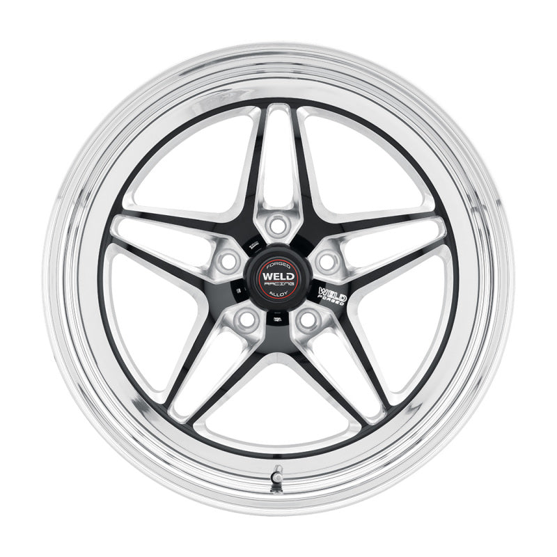 Weld S81 18x5 / 5x120 BP / 2.1in. BS (-23mm Offset) Black Wheel 3.18 ID (High Pad) - Non-Beadlock Weld Wheels - Forged  AXOPROS