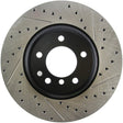 StopTech 07-09 BMW 335 (E90/E92/E93) Slotted & Drilled Left Front Rotor Stoptech Brake Rotors - Slot & Drilled  AXOPROS