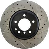 StopTech 07-09 BMW 335 (E90/E92/E93) Slotted & Drilled Left Front Rotor Stoptech Brake Rotors - Slot & Drilled  AXOPROS