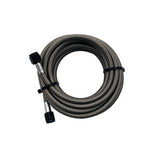 Snow Performance 5ft Stainless Steel Braided Water Line (4AN Black) Snow Performance Injection Pump Components  AXOPROS