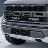 Baja Designs 2021+ Ford Raptor OnX6 Behind Grill Kit -10in. Clear D/C Baja Designs Light Bars & Cubes  AXOPROS