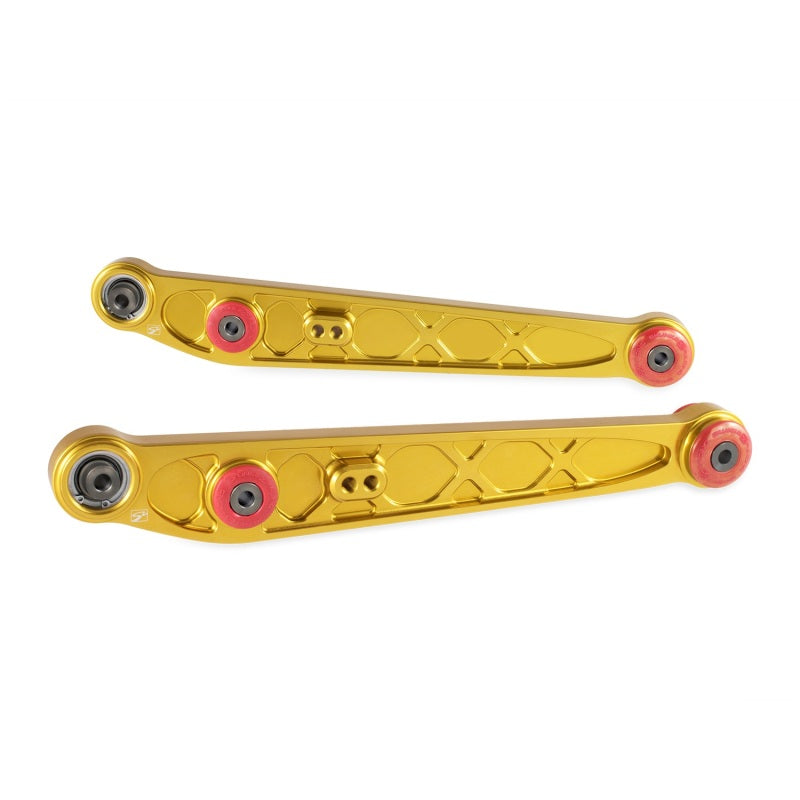 Skunk2 Honda/Acura EK Alpha Series Rear Lower Control Arm Set - Gold Skunk2 Racing Control Arms  AXOPROS