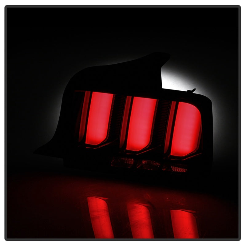 Spyder 05-09 Ford Mustang (White Light Bar) LED Tail Lights - Smoke ALT-YD-FM05V3-LED-SM SPYDER Tail Lights  AXOPROS