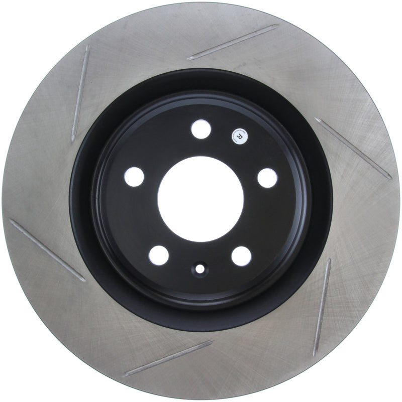 StopTech Power Slot 12-13 Audi A6 Quattro/11-12 A7 Quattro / 10-13 S4 Rear Right Slotted Rotor Stoptech Brake Rotors - Slotted  AXOPROS