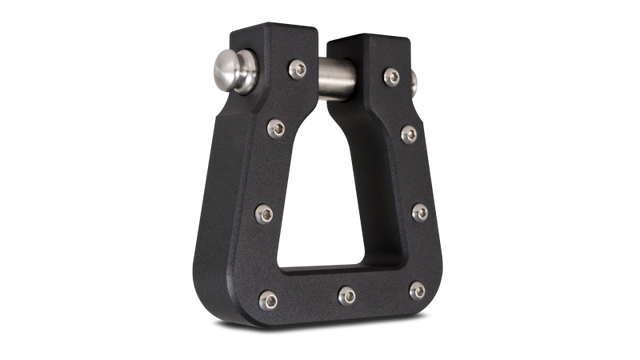 Body Armor 4x4 Mega D-Ring Black Single Body Armor 4x4 Tow Hooks  AXOPROS