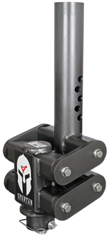 GEN-Y Hitch Gen-Y Spartan Torsion-Flex 5in Offset 4in RD Tube Gooseneck 2-5/16in Coupler Standard Height Hitch Accessories aftermarket performance part
