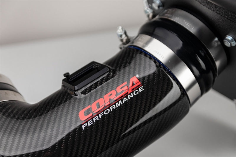 Corsa 2017-23 Chevrolet Camaro ZL1 Carbon Fiber Air Intake w/ DryTech 3D No Oil Filtration CORSA Performance Cold Air Intakes  AXOPROS