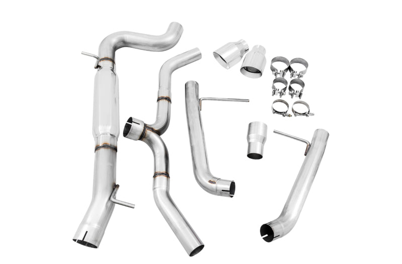AWE Tuning VW MK7 Golf Alltrack/Sportwagen 4Motion Track Edition Exhaust - Polished Silver Tips AWE Tuning Catback  AXOPROS