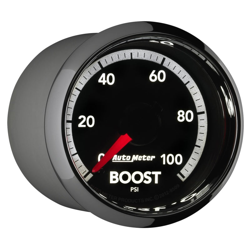 Autometer Gen4 Dodge Factory Match 52.4mm Mechanical 0-100 PSI Boost Gauge AutoMeter Gauges  AXOPROS