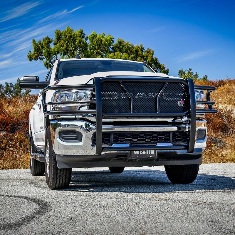 Westin 19-22 Dodge Ram 2500/3500 HDX Modular Grille Guard - Black Westin Grille Guards  AXOPROS