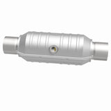 MagnaFlow Conv Univ 2.25in Inlet/Outlet Center/Center Round 11in Body L x 5.125in W x 15in Overall L Magnaflow Catalytic Converter Universal  AXOPROS
