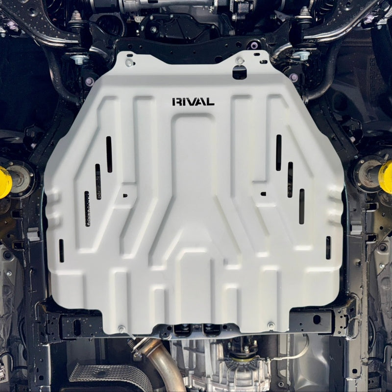 Rival 4x4 Rival 24-26 Toyota Tacoma i-Force Max Hybrid Aluminum Transmission Catalytic Converter Skid Plate Skid Plates aftermarket performance part