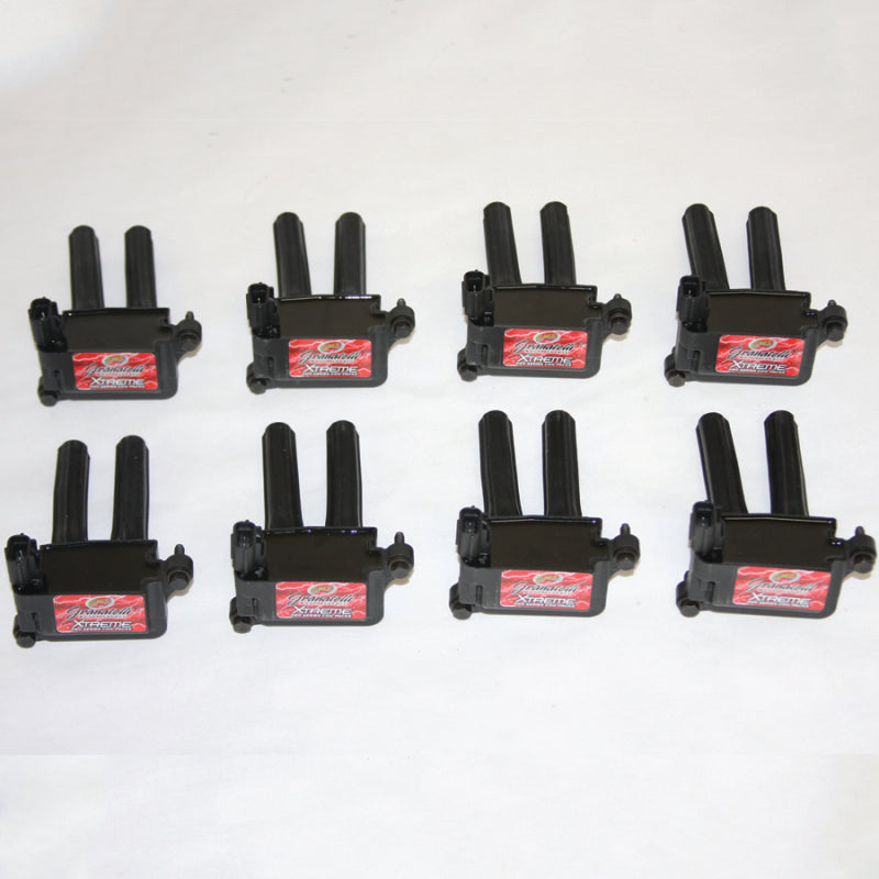 Granatelli 05-17 Dodge 5.7L/6.1L/6.4L Xtreme Coil On Plug Wire Conn Kit w/Coil Pack - Blk (Set of 8) Granatelli Motor Sports Spark Plug Wire Sets  AXOPROS