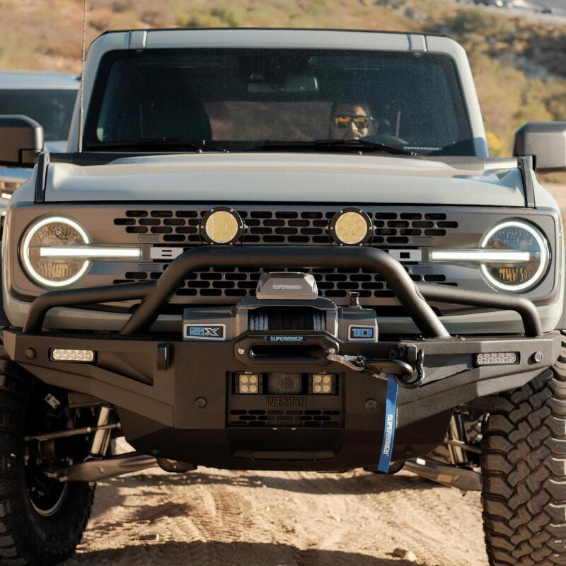 Westin 21-23 Bronco (Excl. Sport) XTS Round Bull Bar - Tex. Blk Westin Bull Bars  AXOPROS