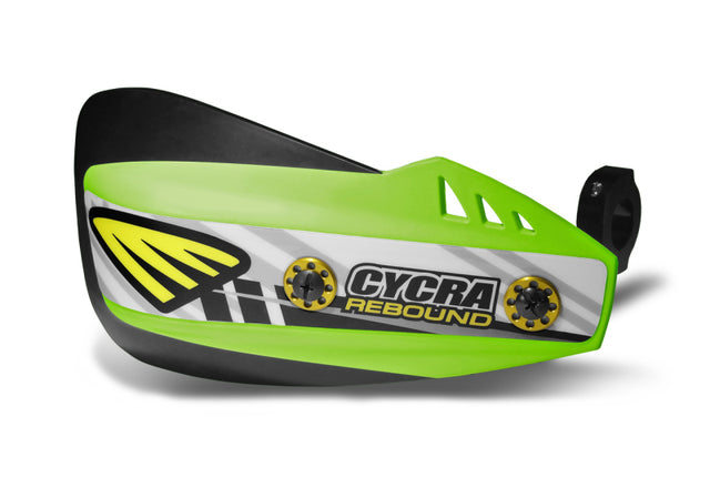 Cycra Rebound Guard w/Green - Shields Cycra Hand Guards  AXOPROS