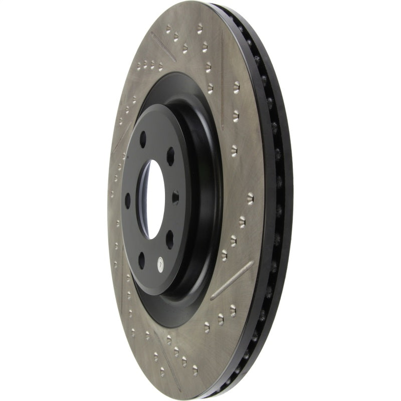 StopTech Slotted & Drilled Sport Brake Rotor Stoptech Brake Rotors - Slot & Drilled  AXOPROS