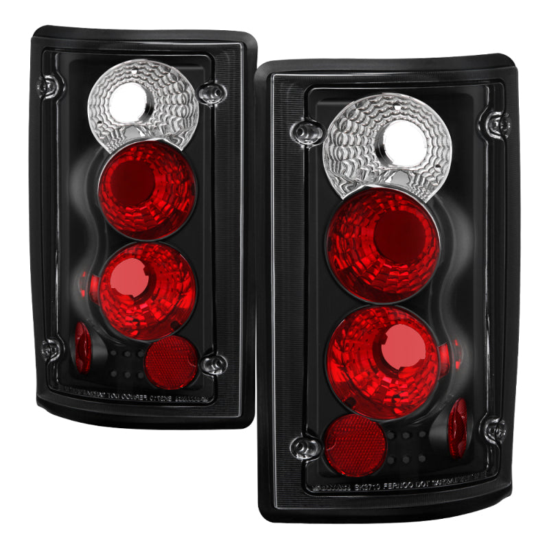 Spyder Ford Excursion 00-06/Econoline 150/250/350/450/550 95-06 Euro Tail Lights Blk ALT-YD-FEC00-BK SPYDER Tail Lights  AXOPROS