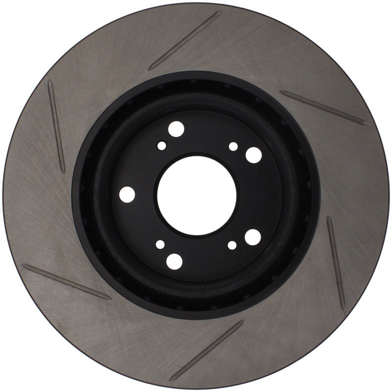 StopTech Power Slot Slotted 06-08 Honda Civic Si Front Left Rotor Stoptech Brake Rotors - Slotted  AXOPROS