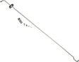 Kentrol 72-86 Jeep CJ Hood Prop Rod - Polished Silver Kentrol Hoods  AXOPROS