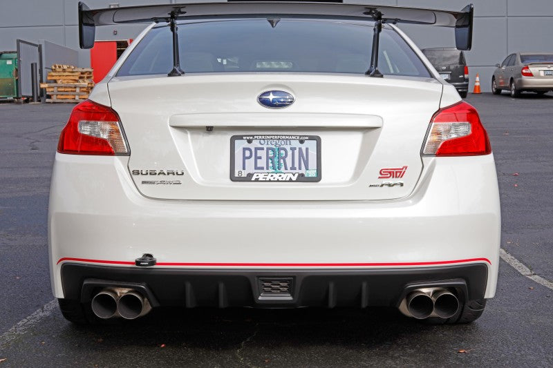 PERRIN 15-21 Subaru WRX/STI Tow Hook Kit (Rear) - Black Perrin Performance Tow Hooks  AXOPROS