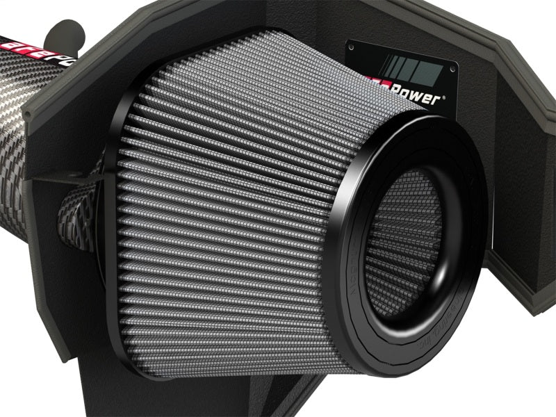 aFe POWER Magnum FORCE Carbon Fiber Stage 2 Pro Dry S CAIS - 11-18 Dodge Challenger/Charger V8-6.4L aFe Cold Air Intakes  AXOPROS