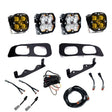 Baja Designs Baja Designs 23-25 Ford Super Duty Squadron Pro/SAE 2.0 Dual Fog Pocket Kit (SAE Fog) - Baja Amber Fog Lights aftermarket performance part