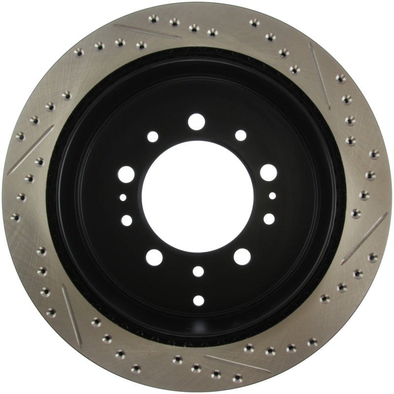 StopTech Slotted & Drilled Sport Brake Rotor Stoptech Brake Rotors - Slot & Drilled  AXOPROS