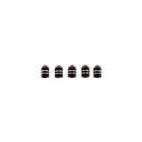Rugged Ridge Valve Stem Cap Aluminum Black 5 Pack Rugged Ridge Valve Stems  AXOPROS