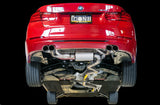 AWE Tuning BMW F3X N20/N26 328i/428i Touring Edition Exhaust Quad Outlet - 80mm Diamond Black Tips AWE Tuning Axle Back  AXOPROS