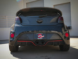 aFe Takeda 13-17 Hyundai Veloster L4-1.6L 2-1/2in 304 SS Axle-Back Exhaust w/ Blue Flame Tips aFe Axle Back  AXOPROS