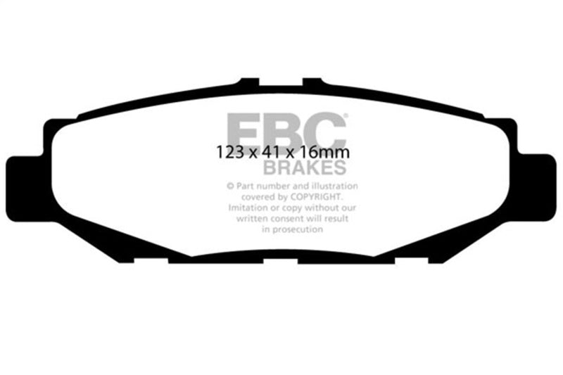 EBC 93-97 Lexus GS300 3.0 Yellowstuff Rear Brake Pads EBC Brake Pads - Performance  AXOPROS