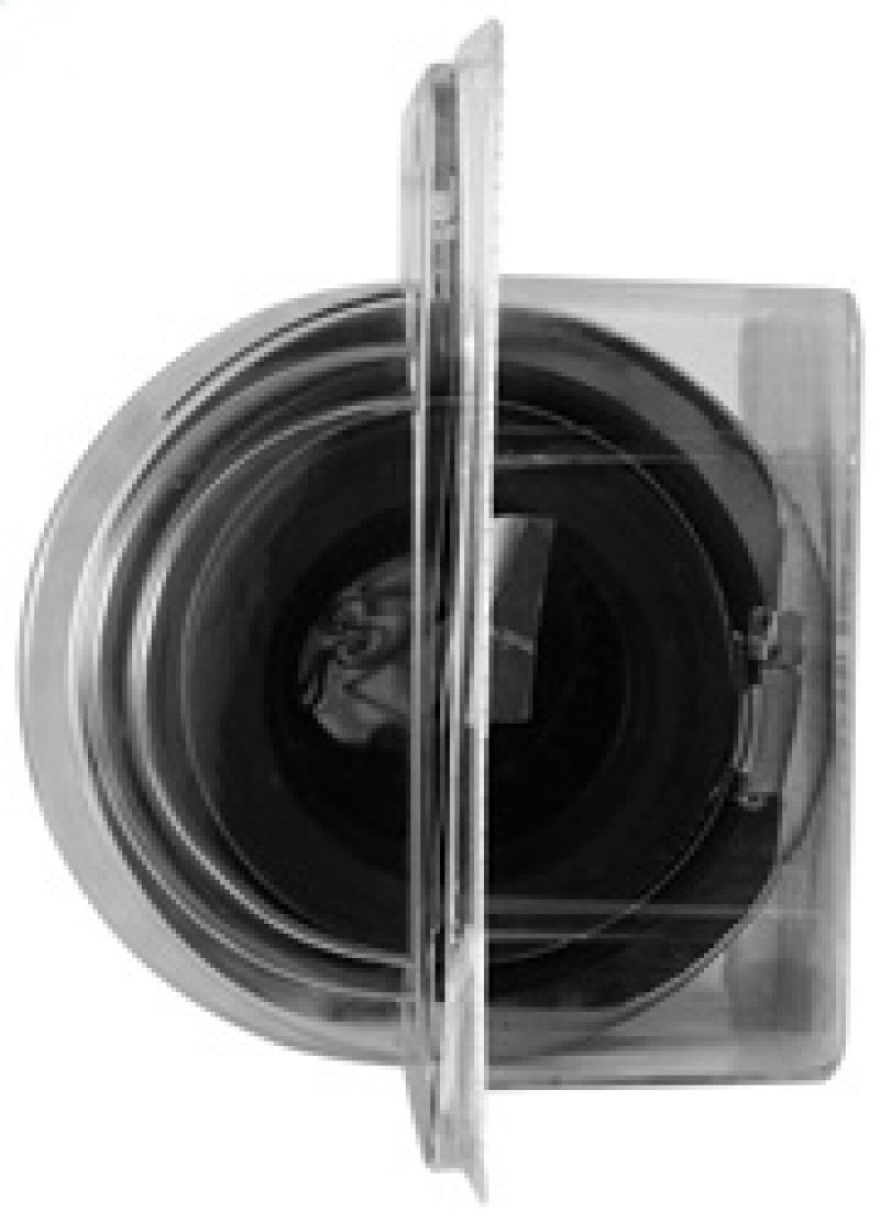 K&N Universal Chrome Filter 2 3/4in FLG / 4 1/2in Bottom / 4 1/2in Height K&N Engineering Air Filters - Universal Fit  AXOPROS