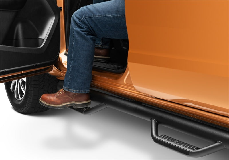 N-Fab Nerf Step 2019 Ford Ranger Crew Cab - Tex. Black - Cab Length - 3in N-Fab Side Steps  AXOPROS