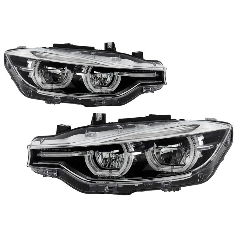 Spyder BMW F30 3 Series 4Dr LED Projector Headlights Chrome PRO-JH-BF3012H-4D-LED-C SPYDER Headlights  AXOPROS