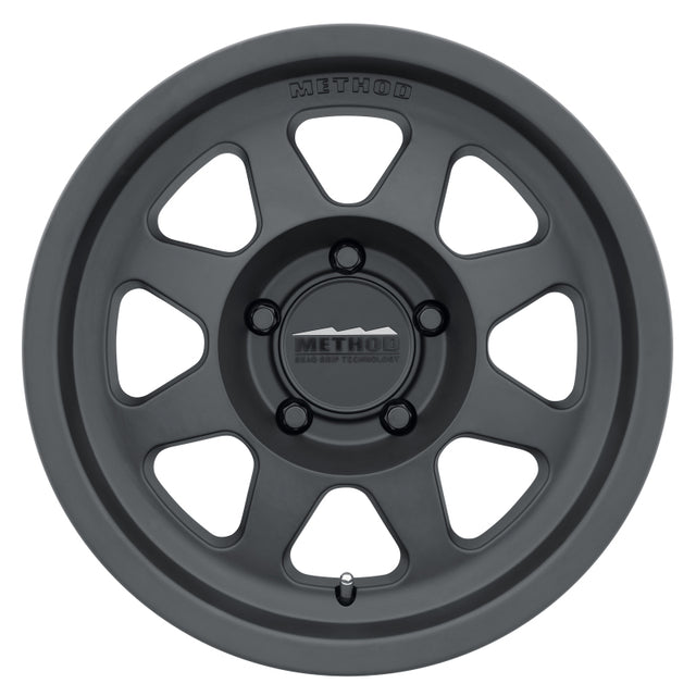 Method MR701 17x8.5 0mm Offset 5x5 71.5mm CB Matte Black Wheel Method Wheels Wheels - Cast  AXOPROS