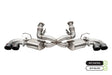 Corsa 2020-25 Corvette C8 3in Valved Cat-Back 4.5in Blk Quad Tips - Fits Factory Perf Exhaust w/ AFM CORSA Performance Catback  AXOPROS