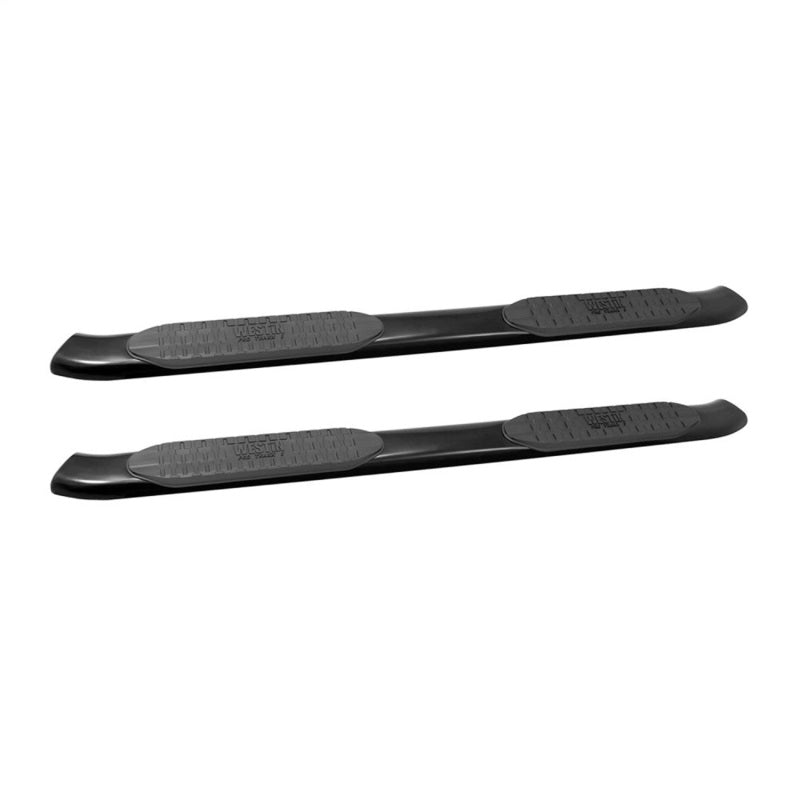Westin 2009-2018 Dodge/Ram 1500/2500/3500 Crew Cab PRO TRAXX 5 Oval Nerf Step Bars - Black Westin Nerf Bars  AXOPROS