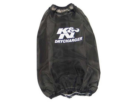 K&N Drycharger Round Tapered Air Filter Wrap 6.5in Base ID/4.5in Top ID/7in H - Black K&N Engineering Pre-Filters  AXOPROS
