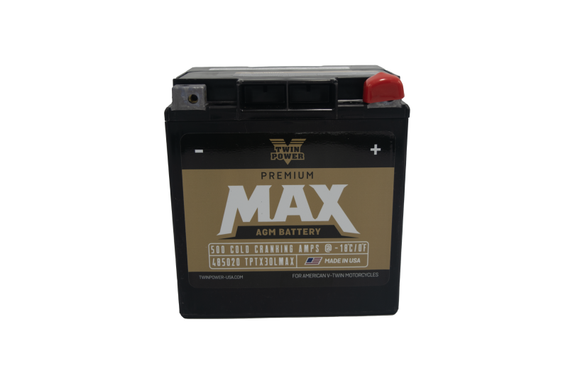 Twin Power GYZ-32HL Premium MAX Battery Replaces H-D 66010-97A Made in USA 500 CCA TwinPower Batteries  AXOPROS