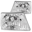 ANZO 1998-2000 Ford Ranger Crystal Headlights Chrome ANZO Headlights  AXOPROS