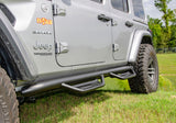 N-Fab Podium LG 2019 Jeep Wrangler JT 4DR Truck - Full Length - Tex. Black - 3in N-Fab Side Steps  AXOPROS
