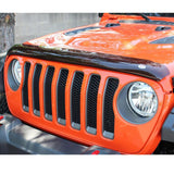 Westin 2018 Jeep Wrangler JL Wade Platinum Bug Shield - Smoke Westin Stone/Bug Deflectors  AXOPROS