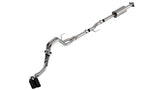 Borla F-150 2021 2.7L/3.5L 4dr CC SB EC STB Lar/KingR/Plnm/LTD 3/2.25 DSE CB S-Type BLK CHR Tips Borla Catback  AXOPROS