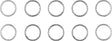 Twin Power 84-Up Evo BT and XL and M8 Exhaust Gaskets Replaces 65324-83 .120 Thick 10 Pk TwinPower Gasket Kits  AXOPROS