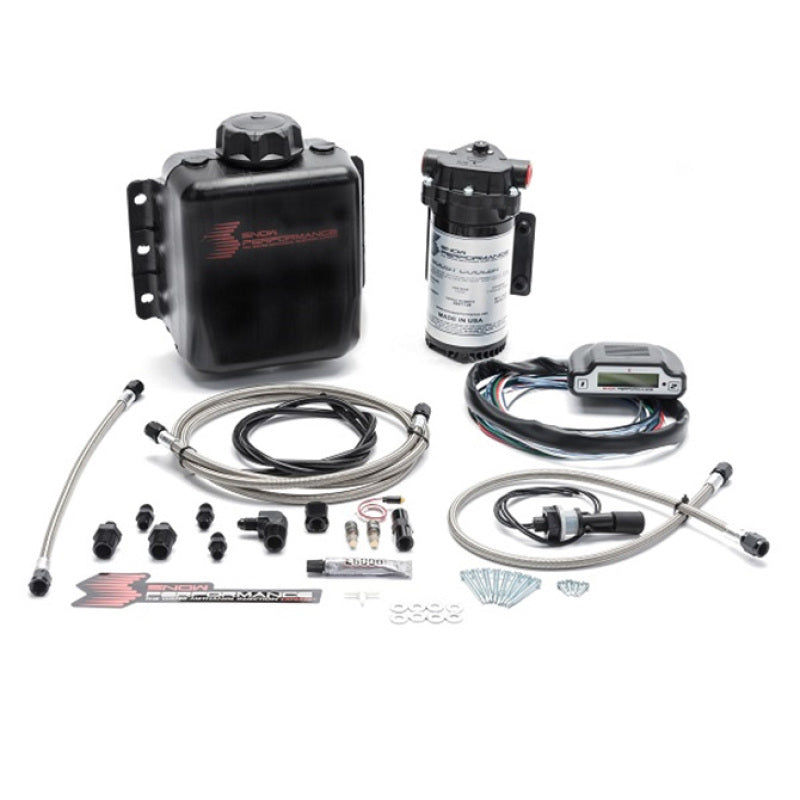 Snow Performance Stg 3 Boost Cooler DI 2D MAP Prog. Water Injection Kit (SS Braided Line & 4AN) Snow Performance Water Meth Kits  AXOPROS