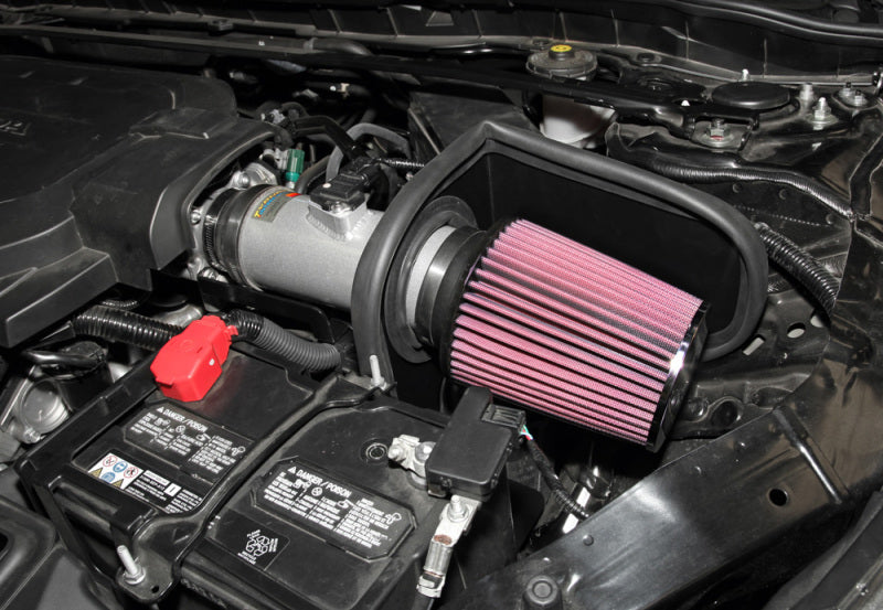 K&N 13-14 Honda Accord 3.5L V6 69 Series Typhoon Air Intake System - Silver Cold Air Intake Kit K&N Engineering Cold Air Intakes  AXOPROS